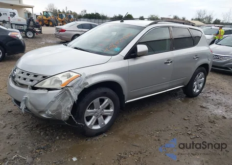 2007 Nissan Murano Sl from USA, damaged, VIN JN8AZ08T47W529634